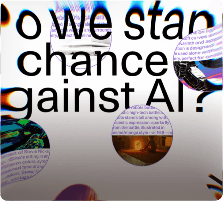 Cover of the study: large type asking whether we stand a chance against AI