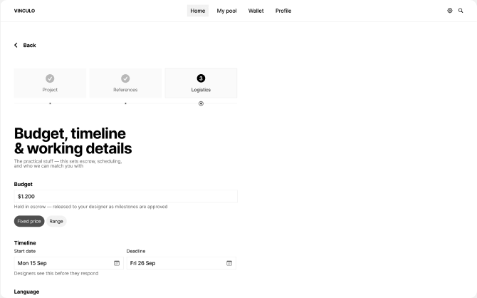 Vinculo wireframe 1