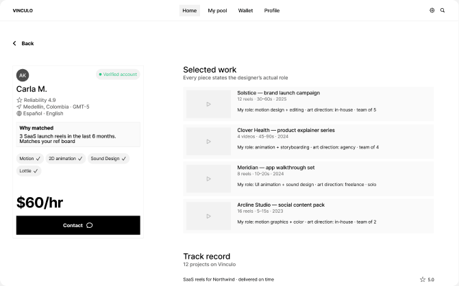 Vinculo wireframe 7